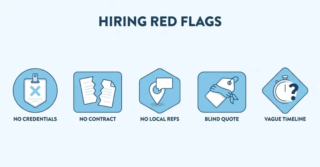 What Red Flags Should You Avoid When Hiring a Local Naples Designer?