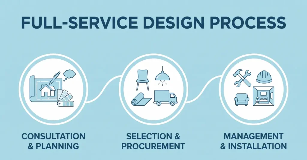 What's Included in a Full-Service Naples Interior Design Engagement?