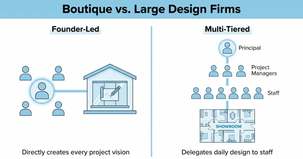 Difference Between Boutique and Large Interior Design Firms in Naples